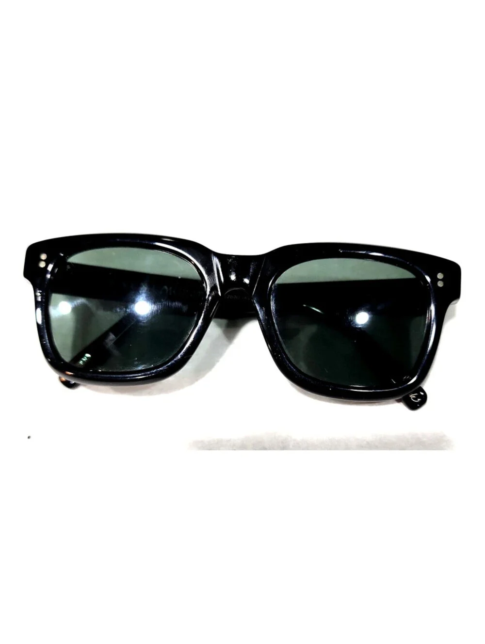 Raen Gilman Black Green Polarized Square Unisex Sunglasses 52-20 145